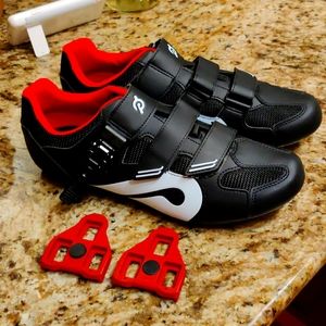 NWOT Unused Peloton Cycling Shoes with look delta cleats EU 46 us 12